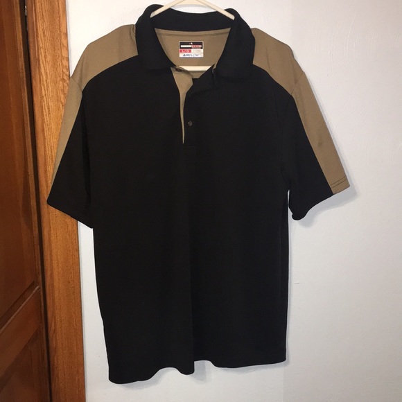 Grand Slam Other - Men’s Black & Tan Polo